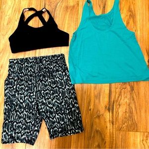 3 Piece Girl’s Active Wear by Old Navy. Barely worn. Teal and Navy